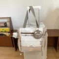 Cute cat καμβάς τσάντα shopper για κορίτσια μεγάλη χωρητικότητα ώμου χιαστί τσάντα - Μονή τσάντα / Χακί