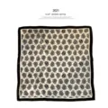 vierkante zijden sjaal met paisleymotief voor heren en dames retro nekaccessoire 2021 - 53x53cm(C705) / Wit
