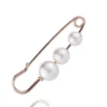 Pearl brooch safety pin waist tightener rose gold decorative dress pants tightener - No. 1