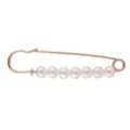 Pearl safety pin waist tightener brooch for women adjustable clothing decoration accessory - Size 3