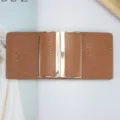 Brown elastic waist belt for women dress decorative wide stretch band with metal clasp - 65cm / Brown