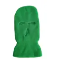 Passamontagna in maglia verde vista dettagliata, maschera termica ciclismo invernale cappello - Taglia unica / Verde