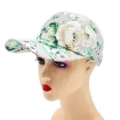 Floral print baseball cap for women, breathable sun protection hat for spring and summer. - Adult / Color & Pattern 4