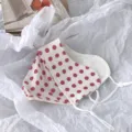 Women pink polka dot sunscreen face mask, breathable ice silk cycling face cover variant style. - Polka Dot Pink