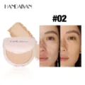 HANDAIYAN waterproof oil control face pressed powder compact makeup #02 matte finish - #02
