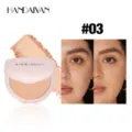 HANDAIYAN waterproof oil control setting powder compact shade 03 long lasting face makeup. - #03