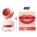 HANDAIYAN brillant à lèvres hydratant gel teinté pour les lèvres avec applicateur brillant - Couleur 02