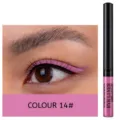 HANDAIYAN eyeliner liquido colorato impermeabile, 14# rosa opaco trucco occhi lunga durata. - 14#