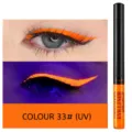 HANDAIYAN Eyeliner Liquido Neon Arancione Colore 33# UV Impermeabile Lunga Durata Trucco Occhi - Codice 33