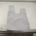 Japanischer Knoten Handtasche einfarbig Satin Tasche tragbar minimalistisch Stil für den Alltag - Hellgrau
