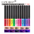 Handaiyan 12pcs matte liquid eyeliner set, colorful quick dry waterproof UV neon eye makeup kit. - Group C (UV)