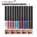 Matte liquid eyeliner set of 12 vibrant waterproof colorful eye liners for long lasting makeup. - Group B