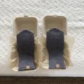 Guanti invernali caldi in maglia a mezze dita per donna e uomo tinta unita eleganti - Grigio scuro / 23x9cm