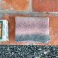 Bufanda de punto degradado para mujer, cuello cálido y grueso de invierno, accesorio suave. - 174X28CM / Rosa y Gris