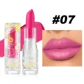 Matte lipstick #07 long lasting moisturizing vibrant pink shade for stunning daily makeup look. - 07#