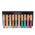 10 Farben Glitzer Liquid Eyeliner Set Schimmernd Augen Make-up Langanhaltend Pigmentiert - 10-Farben-Set