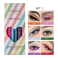 HANDAIYAN 6-piece waterproof colored gel eyeliner pen set, long-lasting matte eye makeup. - Group C 6 Pieces