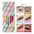 HANDAIYAN 6-piece waterproof creme gel eyeliner set with colorful shades and smooth application. - Group A 6 Pieces