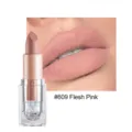 Matte nude lipstick with smooth long-lasting formula, featuring flesh pink color shade #609. - #609 Flesh Pink