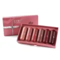 Handaiyan 6pcs Matte Lipstick Set Velvet Mousse Lip Gloss Long Lasting Waterproof Gift Box - Recorder Shape Lipstick Set