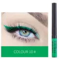 Matte quick-dry liquid eyeliner pen in vibrant color 10, long-lasting and waterproof. - 10#
