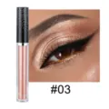 Glitter liquid eyeshadow shade 03 shimmering eye makeup sparkling liquid eyeshadow for women - 03#