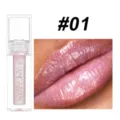 HANDAIYAN moisturizing mirror lip gloss pearlescent lip oil transparent variant 01 - Color-Changing Transparent Shimmer Lip Oil #01