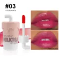 Milk tea cup lip gloss matte long lasting waterproof moisturizing liquid lipstick 03 peach - #03 Cool Peach