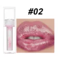 Handaiyan pearl transparent lip gloss moisturizing mirror lip oil shade 02 for shiny lips - #02 Temperature-Changing Transparent Pearlescent Lip Oil