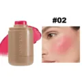 Handaiyan multi-purpose cream blush stick, portable matte cheek and lip makeup for daily look. - #02