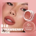Matte lip and cheek mud waterproof long-lasting velvet lip tint makeup 01# strawberry nude - 01# Strawberry Nude