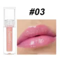 Handaiyan transparent mirror lip gloss, glossy pearlescent lip oil, moisturizing plump lips #03 - #03 Temperature-Changing Transparent Pearlescent Lip Oil
