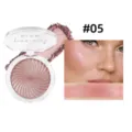 Handaiyan swirl highlighter powder palette, shimmering facial contour makeup, shade 05 - 6-Color Highlighter Palette 05#