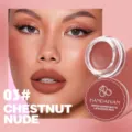 Handaiyan Matte Lip Mud 03 Chestnut Nude Long Lasting Waterproof Lip and Cheek Makeup - 03# Chestnut Nude