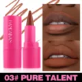 Handaiyan 2-in-1 matte lip liner and lipstick pen, shade 03 Pure Talent, waterproof long-lasting. - Lipliner & Lipstick #03