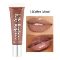 Gloss à lèvres gel HANDAIYAN teinte 12 Coffee, formule hydratante au fini brillant scintillant. - 12# Café