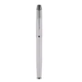 Bolígrafo de gel metálico variante morado claro papelería material oficina regalo firma - Punta 0,5mm / Blanco