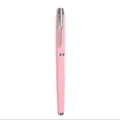 Bolígrafo roller de metal rosa con clip plateado accesorio de oficina regalo modelo - Punta 0,5mm / Rosa