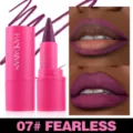 Handaiyan 2-in-1 Matte Lip Liner Lipstick 07# FEARLESS Long-lasting Waterproof Lip Makeup - Lip Liner & Lipstick #07