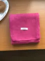 Pink pure wool knitted scarf for women winter warm solid color soft winter neck warmer - Bright Pink