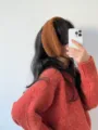 Chauffe-oreilles moelleux en peluche pour femme, cache-oreilles d'hiver chauds et doux. - U103 / Couleur caramel