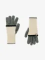Korean style long knit gloves women winter windproof thermal split finger touchscreen gloves - 39x10cm / Light Gray