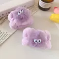 Cute plush face washing wristband absorbent towel wrist guard for daily skincare use. - One Pair / Purple