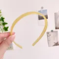 Yellow Acrylic Anti-slip Headband with Teeth Daily Hair Hoop for Women Hair Accessories - Bright yellow