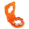 Orange Bear Flower Sandwich Cutter Sealer DIY Bread Mold Kitchen Baking Tool Variant - Orange