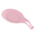 Rosa Silikon Löffelablage hitzebeständig Küche Spatel Halter Kochen Werkzeug Matte. - Rosa