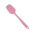 Pink silicone spatula for baking and cake frosting kitchen tool, flexible and durable. - S / Pink