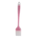 Large silicone pastry basting brush for baking, grilling and cooking in pink color. - Pink