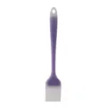 Purple silicone basting brush for baking, BBQ, and cooking with hanging hole design. - Purple