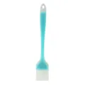 Large translucent silicone pastry brush for baking, grilling, and kitchen cooking tasks. - Blue